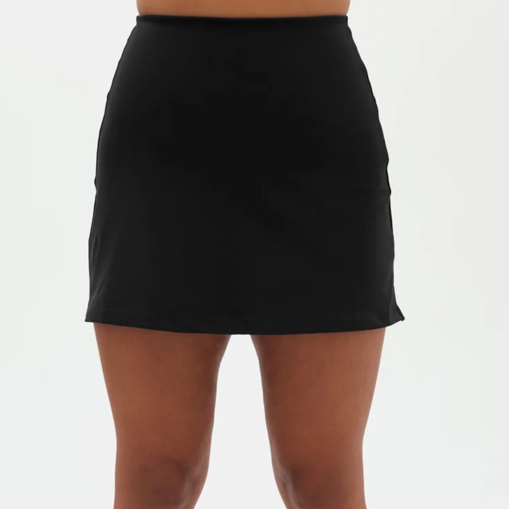 Girlfriend Collective High‎ Rise Sport Skort in Black Size XS NWT